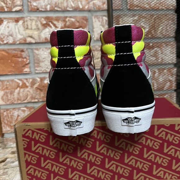 Vans Sk8 Hi platform 2 after dark camouflage true white - Picture 4 of 10